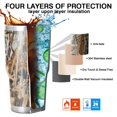 thumbnail image 7 of 30oz Reed Camo Dry Plants Pattern Tumblers Stainless Steel Tumbler with Lid and Straw,Vacuum Insulated Double Wall Travel Tumbler Cups Mug with Cleaning Brush for Coffee,Tea, 7 of 7