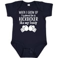 thumbnail image 3 of Inktastic Kickboxing Future Kickboxer Like Daddy Boys or Girls Baby Bodysuit, 3 of 5