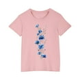 thumbnail image 2 of Uxgjfwu Toddler Short Sleeve Graphic T-Shirt Kids Boys Girls Cotton T-shirt Cute Round Neck Print Tee Top, Sizes 3-10, 2 of 6