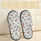 thumbnail image 2 of Balery Watermelon Pantuflas de Casa de Felpa Silenciosas con Diseño Estampado, Zapatillas Cómodas Antideslizantes de Algodón para Interior-Large, 2 of 8