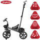 thumbnail image 3 of Triciclo para Niños con Bastón Torreta con Luz y Sonido Pedales Desmontables Posapiés Plegables Apto desde 2 años o hasta 25 kg - Gris, 3 of 7