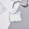 thumbnail image 6 of Zufioo Rose Flowers Print Work Badge Protective Case, Waterproof Lanyard, Badge Transparent Clip, Suitable for Induction Card Badge Swipe Credit Card, 6 of 7