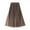 AB24 Khaki, variant on Angala Carnival Women's A Line Tulle Party Dinner Skirt Brown Stretchy High Waisted Flared Skirt Beautiful Stylish Women's Skirt