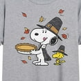 thumbnail image 3 of Peanuts - Thanksgiving Scene - Juniors Ideal Flowy Muscle T-Shirt, 3 of 6