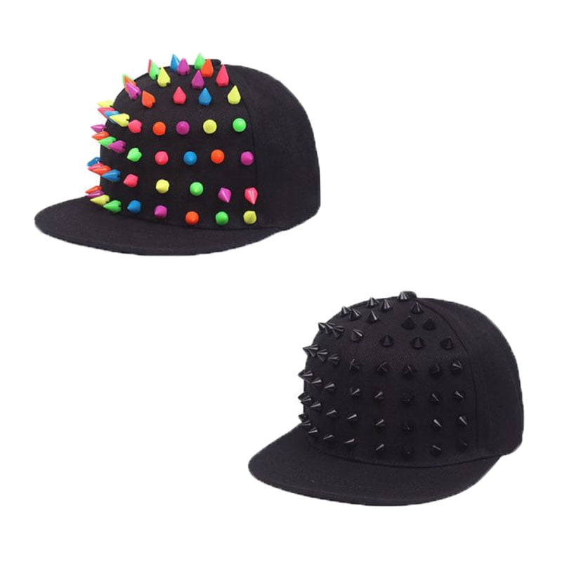 Baywell Unisex Punk Studded Baseball 
