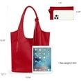 thumbnail image 6 of West Slouchy Hobo Bags for Women Soft Designer Shoulder Purses Ladies Top Handle Handbag, 6 of 6