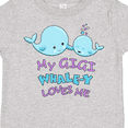 thumbnail image 4 of Inktastic My Gigi Whale-y Loves Me Boys or Girls Toddler T-Shirt, 4 of 5