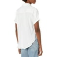 thumbnail image 2 of Gloria Vanderbilt Womens Ribbed Cuff Sleeves Button-Down Top, 2 of 2
