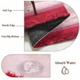 thumbnail image 6 of Round Area Rugs Collection 7 Ft, Valentine's Day Non-Slip Residential Carpet, Red Heart Love Trees Romance Spring Indoor Crawling Mats Runner Rugs for Living Room/Dining Room/Bedroom, 6 of 8