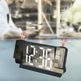 thumbnail image 6 of XGFHYJEH Alarm Clock with Projection on Ceiling, Atomic Clocks, Alarm Clock for Kids, Digital Clocks Large Numbers, Small Smart Bedside Tabletop Clock with Large LED Display, 6 of 8