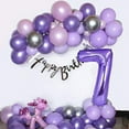 thumbnail image 6 of NeoMart 40 Inch Purple Large Numbers Balloon 0-9 Birthday Party Decor,Foil Mylar Big Number Balloon Digital 3 for Birthday Party,Wedding, Bridal Shower Engagement Photo Shoot, Anniversary, 6 of 12