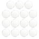 thumbnail image 1 of EeaseMX 15 discos acrílicos redondos transparentes, láminas acrílicas redondas transparentes, espacios en blanco circulares de acrílico transparente, 1 of 7