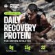 thumbnail image 2 of Frog Fuel Power Shot de proteína energizada, 15 g de proteína, colágeno nanohidrolizado alimentado con pasto, 80 mg de cafeína, sin grasa ni azúcar, 22 aminoácidos, 0 carbohidratos, bayas, paquetes de, 2 of 5