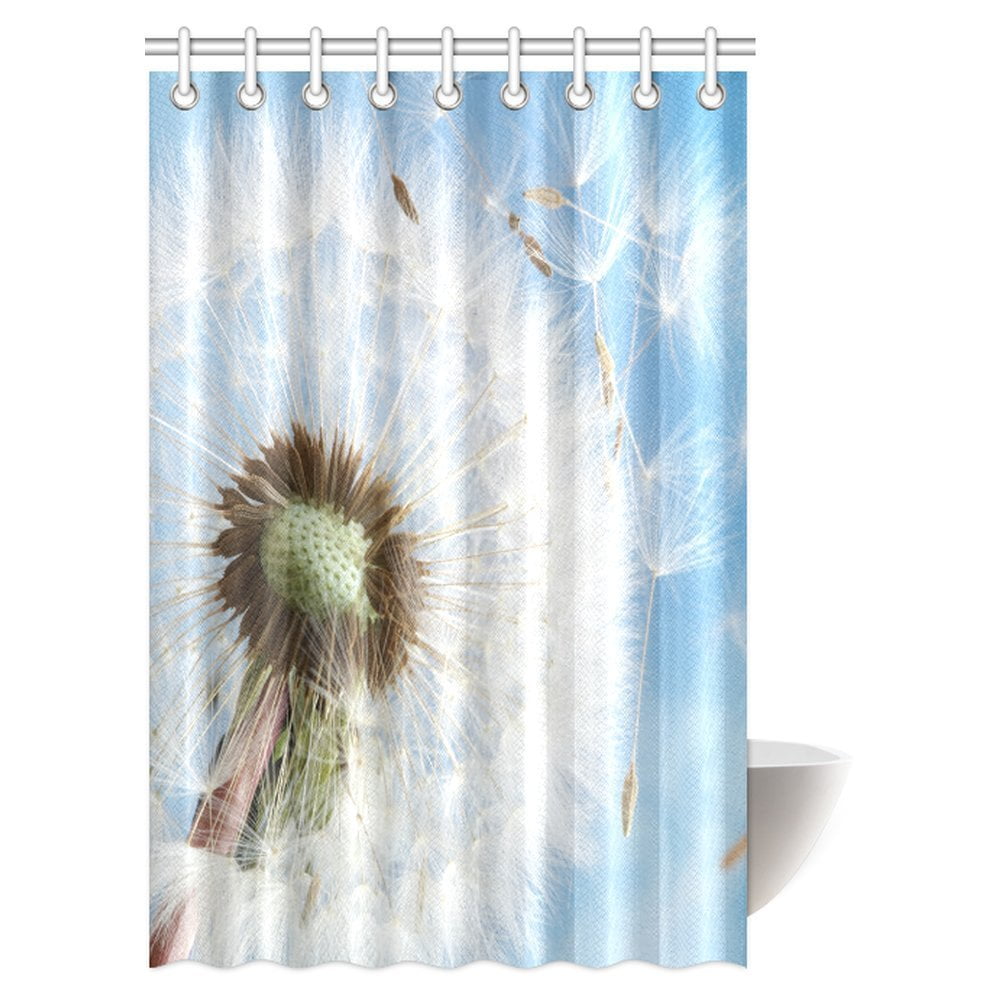 Mypop Dandelions Shower Curtain Mypop Dandelions Shower Curtain