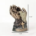 thumbnail image 7 of Veronese Design 4 1/2" Tall Cold Cast Resin Antique Bronze Finish Resting Baby in Lord's Hands Statue Figurine, 7 of 7