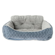 Vibrant Life Lounger Pet Bed, Blue, Small