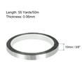thumbnail image 2 of Unique Bargains Silver Tone Metalized Tape 3/8 Inch x 55 Yards Decor Tape 2 Pack, 2 of 6