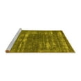 thumbnail image 2 of Ahgly Company Machine Washable Indoor Rectangle Oriental Yellow Industrial Area Rugs, 4' x 6', 2 of 4
