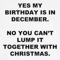 thumbnail image 3 of CafePress - Christmas Birthday Baseball Jersey - Kids Cotton Baseball Jersey, 3/4 Sleeve Shirt, 3 of 4
