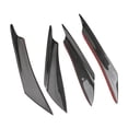 thumbnail image 3 of 4 Pieces Front Bumper Diffuser Accessory for Attachment Car Replacement Carbon fiber, 3 of 8