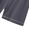 thumbnail image 5 of ITSAME Boys Girls Outfic Sets, Short Sleeve Crewneck Top and Elastic Waist Shorts 2-Piece Loungewear Cotton Summer Loose Casual Sets Gray 7T, 5 of 6