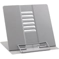 thumbnail image 1 of Soporte plegable para libros de metal, soporte de lectura antimiopía para niños, tableta de recetas multifunción, soporte ajustable para cocina, para libros/teléfono móvil, soporte para copias,, 1 of 4