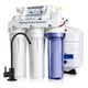 thumbnail image 1 of iSpring RCC7-BLK, Certificado Nsf/Ansi, Sistema De Ósmosis Inversa De 5 Etapas, Sistema De Filtro De Agua Ro Debajo Del Fregadero, 75 Gpd, Elegante Grifo Ro Negro, 1 of 5