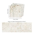 thumbnail image 4 of Walplus Peel and Stick Backsplash Marble Terrazzo Metallic Silver Wall Tile Decals 24 Pcs 6" x 6", 4 of 7