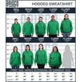 thumbnail image 6 of Keep Calm Shamrock On St Patrick's Unisex Plus Size Hoodie Brisco Brands 4X, 6 of 6