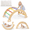 Colorful, variant on OLAKIDS 4 in 1 Arch Climbing Toys for Toddlers, Montessori Wooden Arch Climber Ladder Structure and Rocker with Cushion Pad, Waldorf Children Indoor Outdoor Gym Learning Playset for Kids Boys Girls