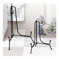 thumbnail image 4 of 4 Pack 8 Inch Black Iron Plate Stands,Improved Anti-Slip Display Easel,Multi-Purpose Holder for Decorative Plates,Picture Frames,Photos,Tablets & Table Art Decor, 4 of 6