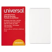 Laminating Pouches, 5 Mil, 3.75" X 2.25", Matte Clear, 100/box | Bundle of 2 Boxes