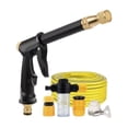 thumbnail image 2 of HoseHawk Pressure Washer, Hose Hawk Pro - Professional Water Pressure in a Compact Design, Multi Function High Pressure Hose Nozzle for Driveway Patio Deck Fence Car Siding（5 meters round pipe）, 2 of 6