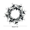 thumbnail image 3 of YIKA Halloween Decoration Decoration Halloween Wreath For Front Door Artificial Halloween Front Door Wreath For Indoor Outdoor Home Party Wreath F3Halloween Yard Decor, 3 of 9