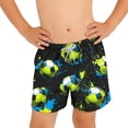 thumbnail image 6 of BFHHYA Kids 2 in 1 Print Swim Trunks Boys & Girls Elastic Waist Swimsuit Shorts with Liner Summer Bathing Suit 5-14 Years, 6 of 6