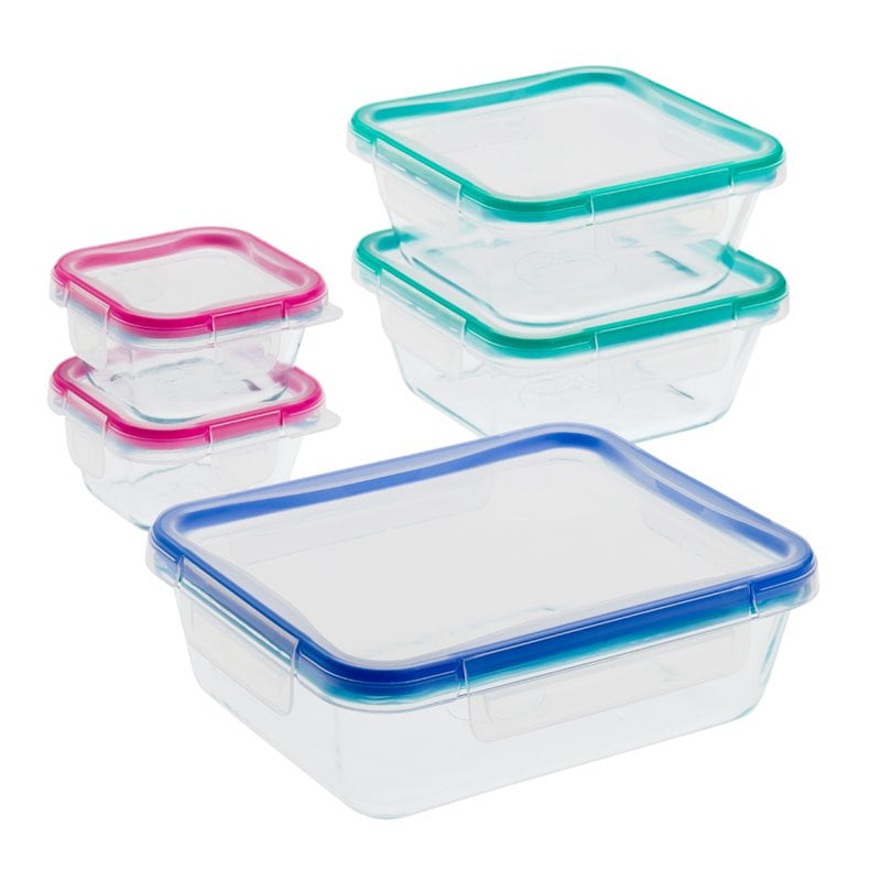 Snapware Total Solution 10 Piece Glass Food Storage Set