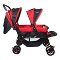 thumbnail image 2 of Carriola Doble Para Bebé Confety World Twiny Jst800 Gemelar Rojo, 2 of 8