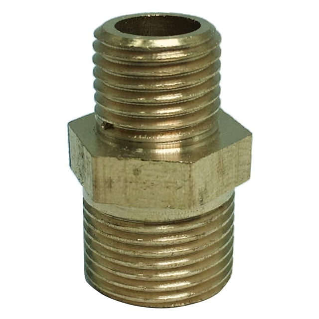 Adaptador de rosca de latón Zulema Tubo de latón Hex Fitting Conector de agua