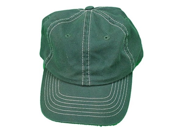 old school green hat
