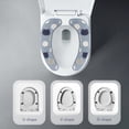 thumbnail image 4 of Warm Toilet Seat Cover, Toilet Seat Cushion Fall And Winter Thickened Thermal Insulation Toilet Seat Paste Paste Type Toilet Seat Universal Toilet Seat A Set Of Two Piece Up to 65% off, 4 of 7