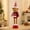 Red Pointed Hat, variant on Retractable Leg Christmas Bear Decor, Stuffed Standing Bear With Snowflake Sweater, Stretchable Adjustable Legs Holiday Ornament, Winter Gift for Fireplace Shelf Tabletop Holiday Decor