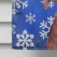 thumbnail image 4 of Carolines Treasures SC9779CHF Redbone Coonhound Drapeau Flocons de Neige d'Hiver Toile Taille Maison, 4 of 4