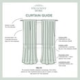 thumbnail image 7 of Exclusive Home Darma Sheer Linen Rod Pocket Curtain Panel Pair, 50"x84", Yellow, 7 of 7