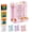 Pink, variant on 7-Day Medication Organizer – Weekly Pill Organizer with 4 Daily Compartments (Morning, Noon, Evening, Bedtime), Stackable, Portable for Home & Travel