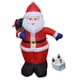 thumbnail image 1 of LED inflable lindo aire soplado juguete Festival tema iluminado modelo gigante ornamento muñecas de Navidad decoración Navidad regalos de Año Nuevo（1.2m nunny bag17, 1 of 5