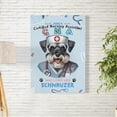 thumbnail image 2 of Just a Certified Nursing Assistant Cna Who Loves Her Schnauzer Vertical Matte Canvas Poster Miniature Schnauzer Dog Lover Wall Art Home Decor - 00003, 2 of 5