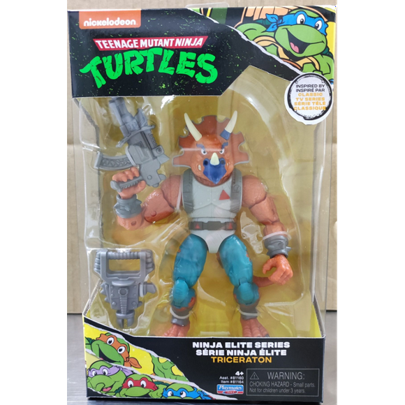 Teenage Mutant Ninja Turtles: Ninja Elite Series - Triceraton (Bilingual Packaging) TMNT, 6" Action Figure