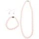 thumbnail image 1 of 1 juego de joyería de concha y perla, pulsera decorativa, pendientes, collar y bisutería (rosa), 1 of 7