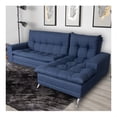 thumbnail image 1 of Sofá Cama M & E Muebles Carmen Modular Azul Denim de Lino Derecha, 1 of 9