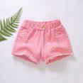 thumbnail image 2 of KPOPLK Toddler Girls Clothes, Girls Jean Shorts, Girls Denim Shorts Wearing Trendy Shorts Thin and Versatile Shorts,Pink,Size 7-8 Years, 2 of 5